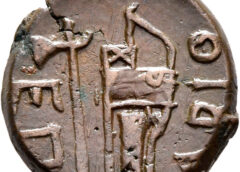 Eine antike griechische Münze aus der Ukraine zeugt von einem Krieg vor über 2000 Jahren