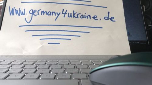 Quick help from the Internet: The Germany4Ukraine website