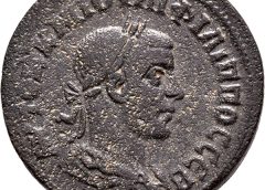An ancient tourist destination as a coin image