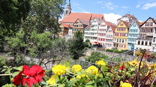 People from all over the world celebrate in Tübingen