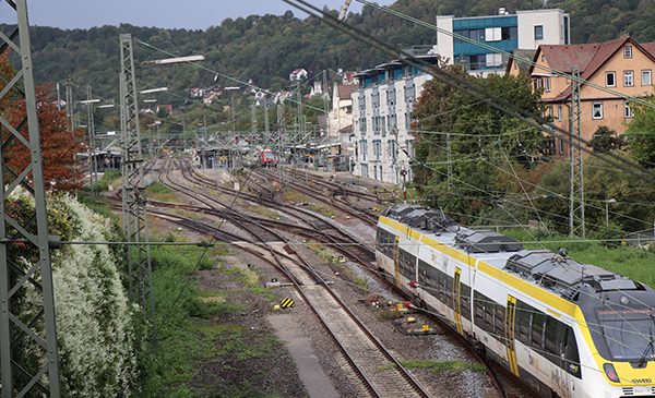 Individual trains from Tübingen not running
