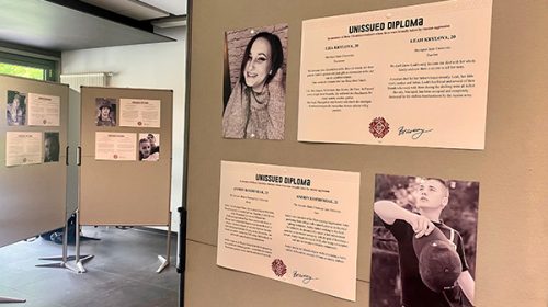 “Unpublished diplomas”: Exhibition at the university commemorates students killed in Ukraine